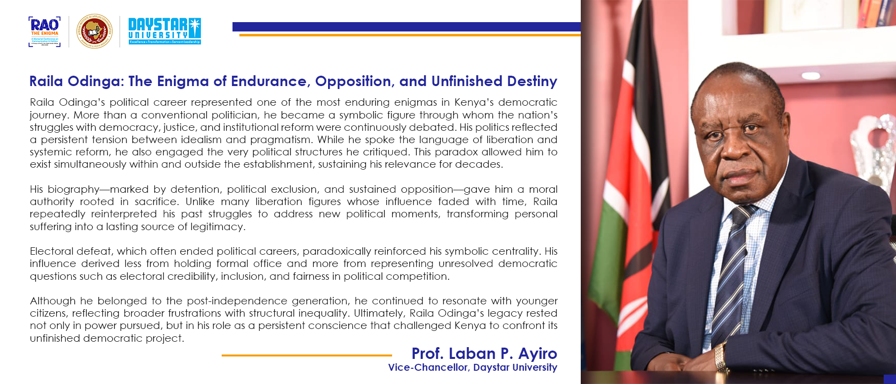 Mama Ida Tribute Message